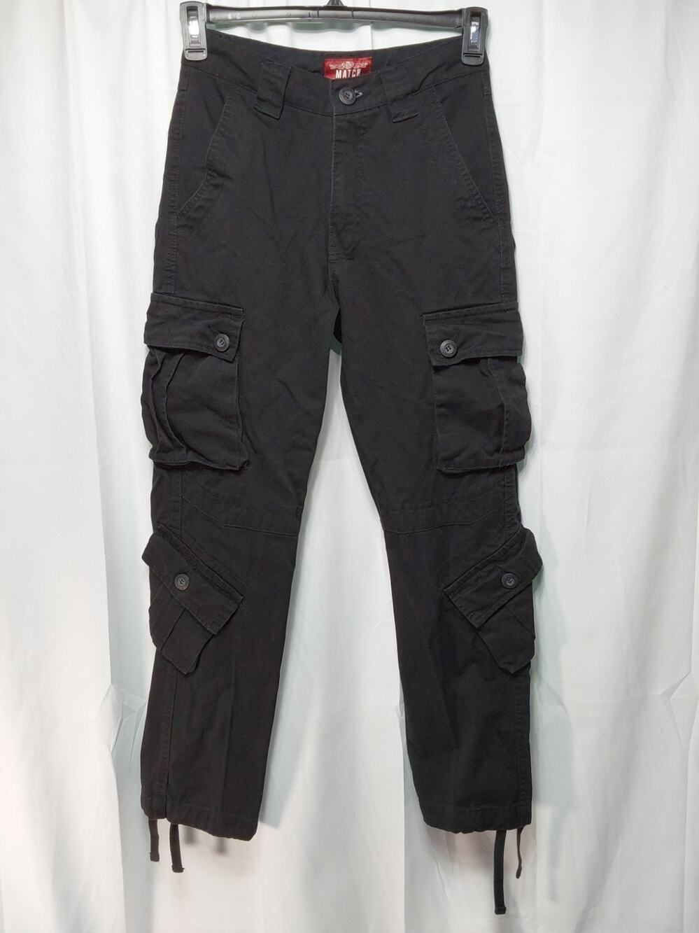 Match Matchstick 27×29 Black Union Workwear Supplies Pants #M207